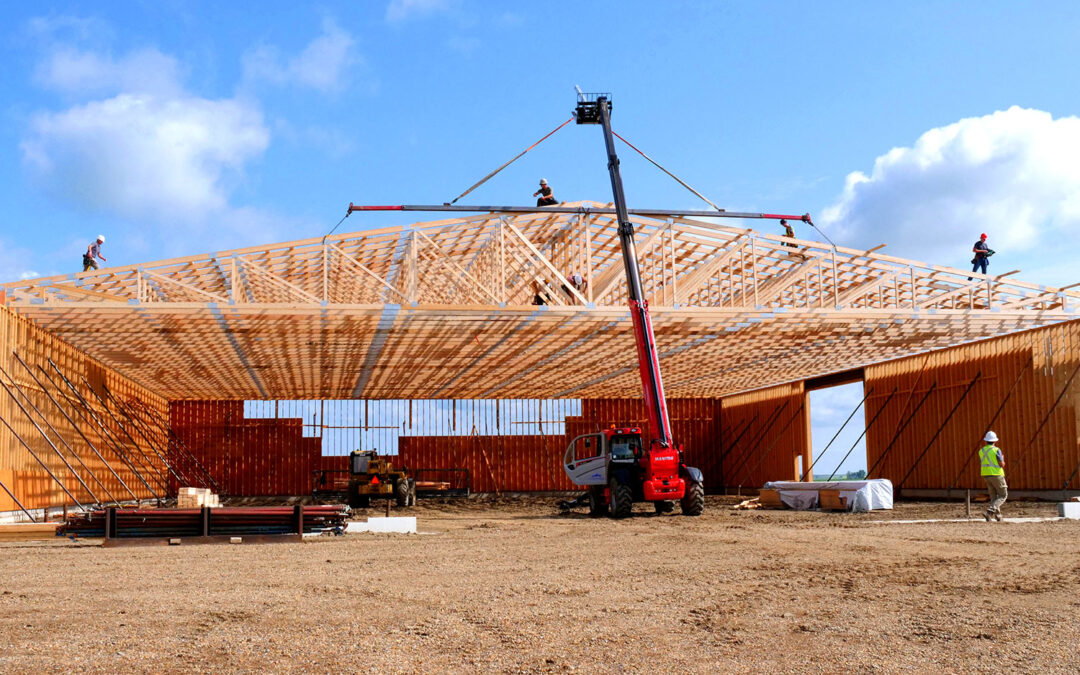 Follow These Best Practices for Installing Larger Clear Span Trusses