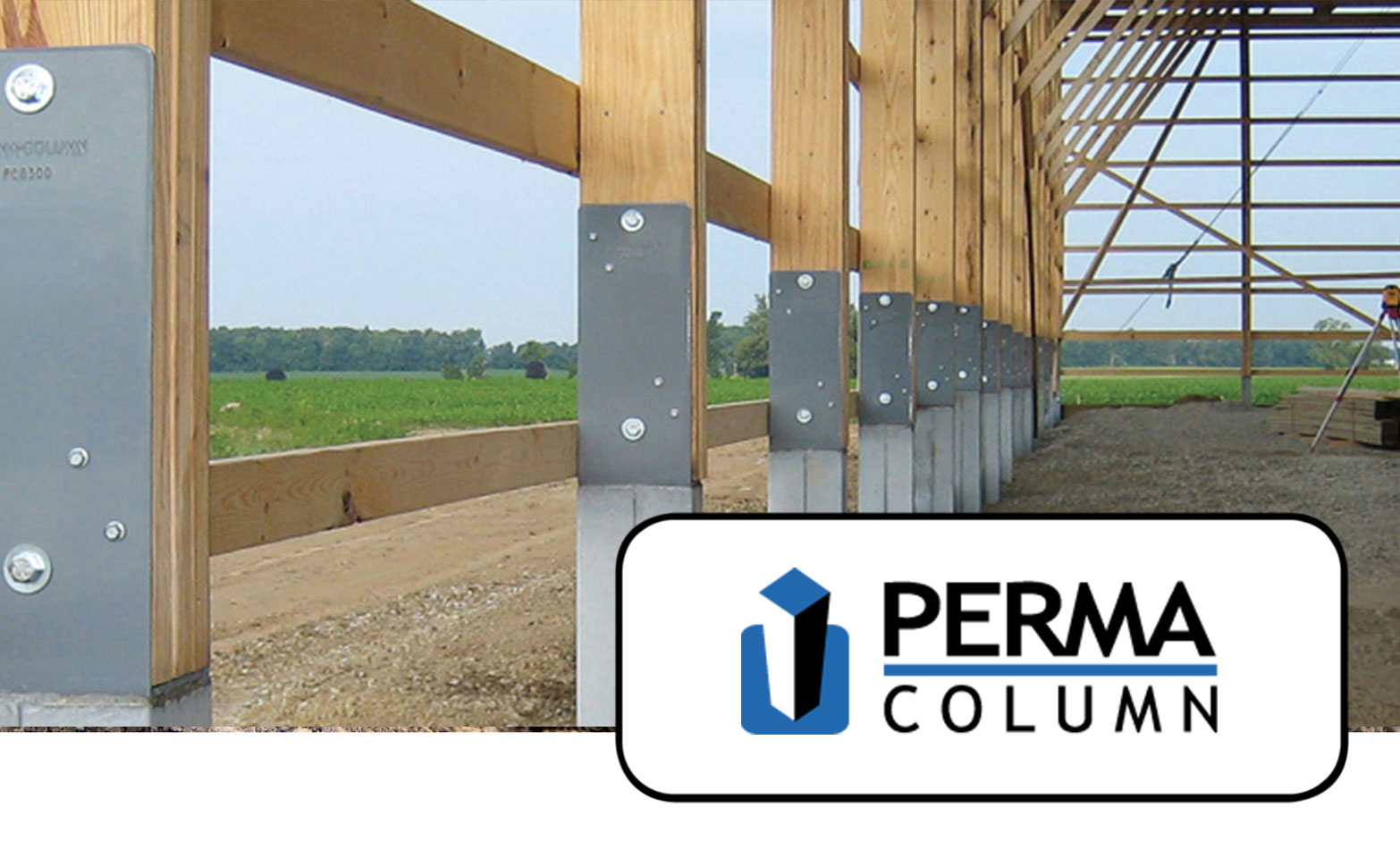 FootingPad Composite Footings are the ideal compliment for True Columns for Post Frame Construction